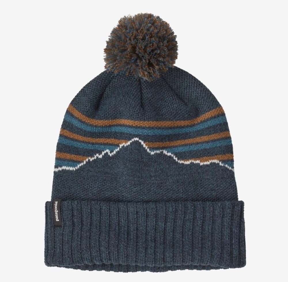Patagonia Powder Town Beanie Knit Winter Hat with Pom